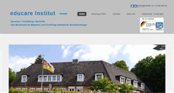 Desktop Screenshot of educare-institut.de
